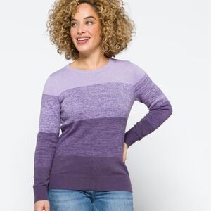 Market & Spruce Women's Ombre Purple Sweater